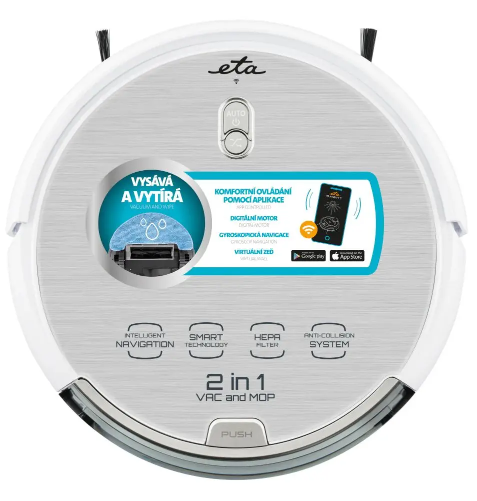 Робот-пылесос ETA Aron 3512 90000 2в1 (White)