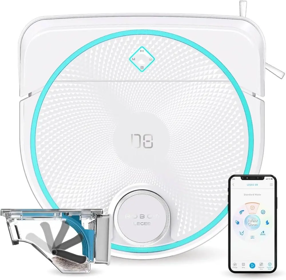 Робот-пылесос Hobot Legee D8 + LuLu (White)