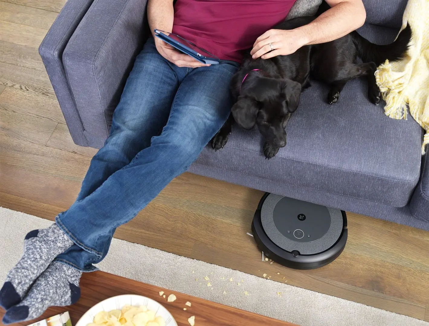 Робот-пылесос iRobot Roomba i5+ i5658 (Grey/Black) - 8