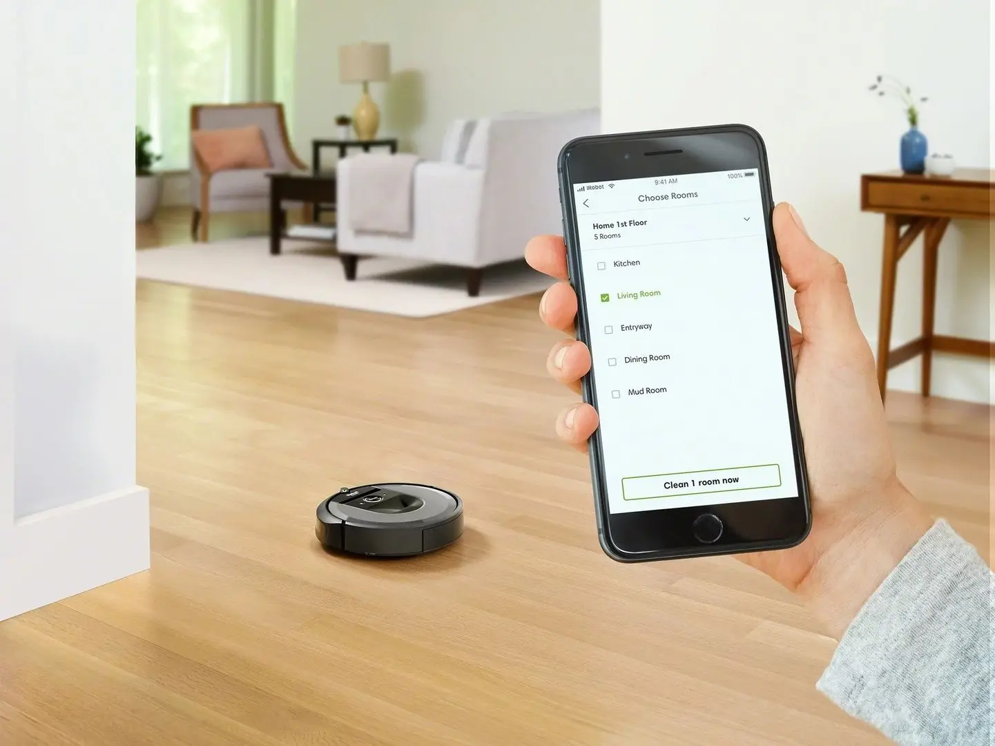 Робот-пылесос iRobot Roomba i7150 i715040 (Black/Grey) - 3