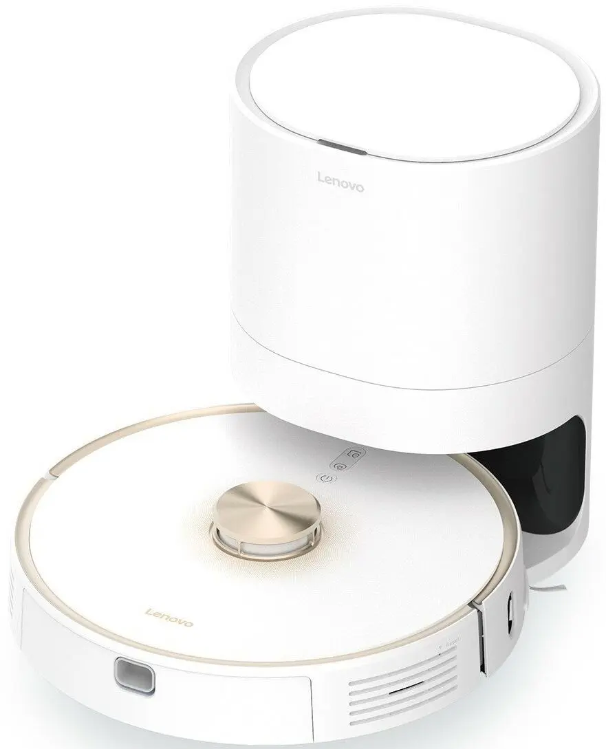 Робот-пылесос Lenovo T1S Pro (White/Gold) - 2
