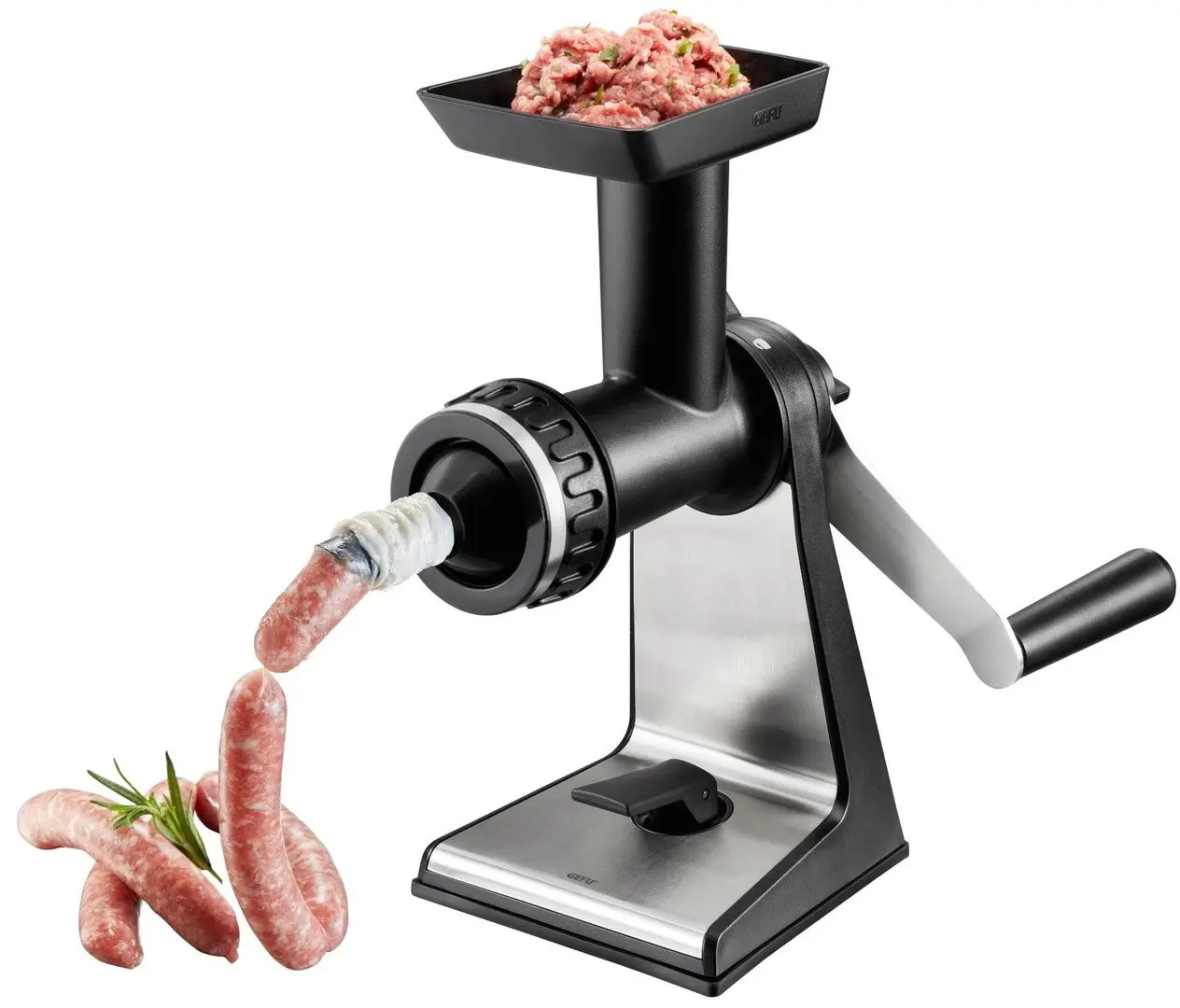 Masina de tocat carne manuala Gefu Transforma 19090 (Black/Silver) - 6
