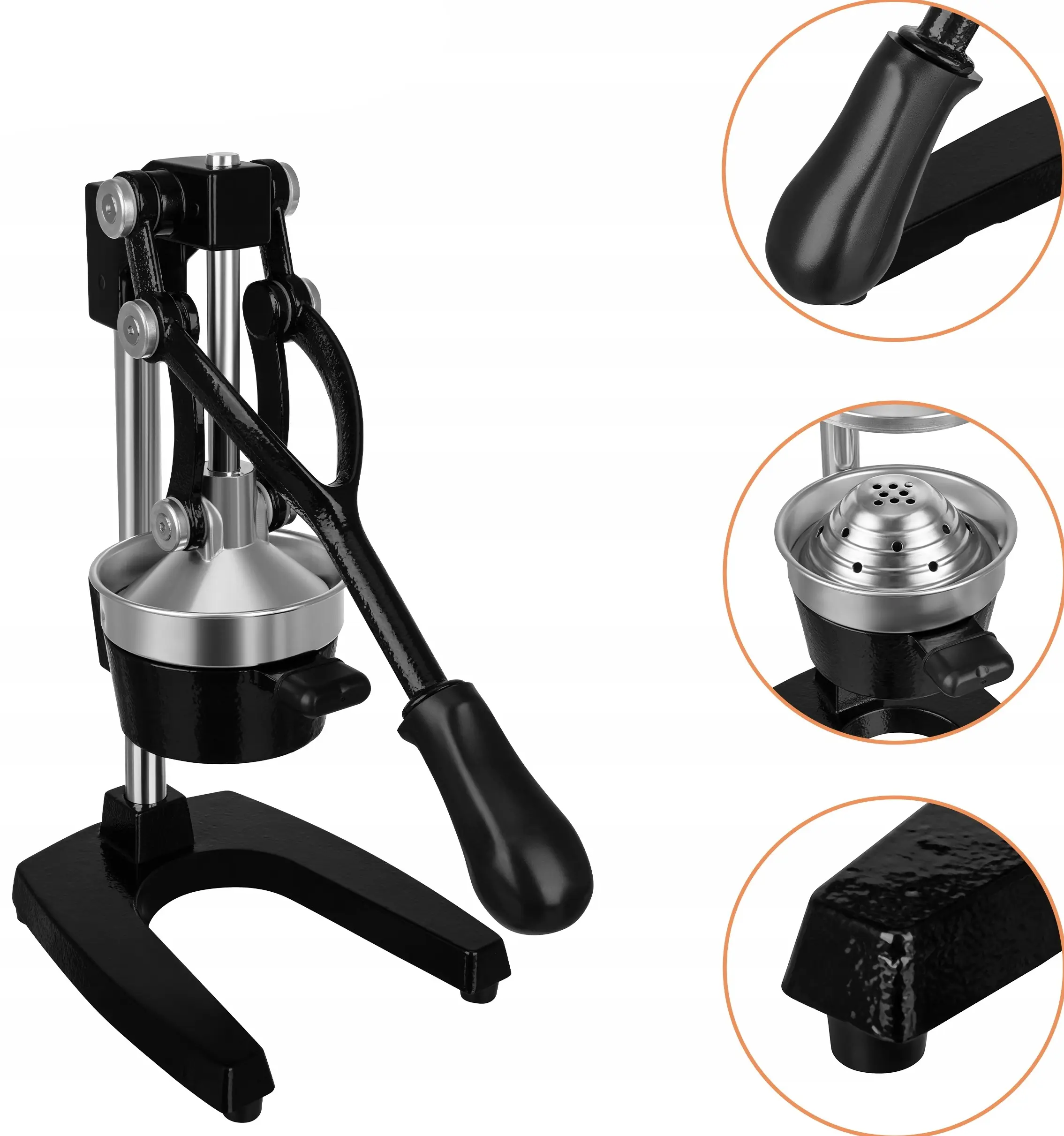 Ручная соковыжималка Ruhhy 27728 (Black/Inox) - 9