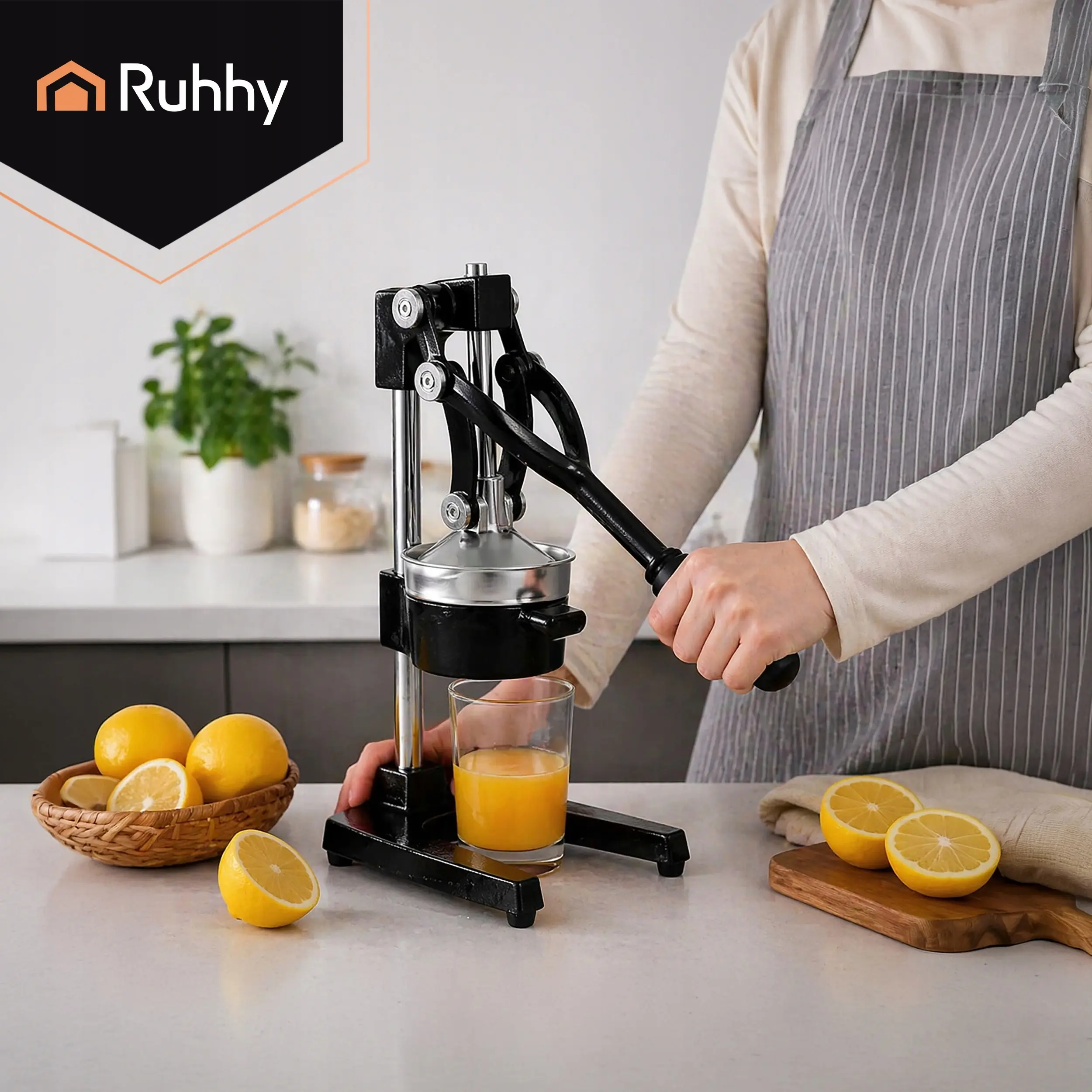 Ручная соковыжималка Ruhhy 27728 (Black/Inox) - 10