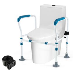 Опора для унитаза Costway JH10015BL (White/Blue) Thumb