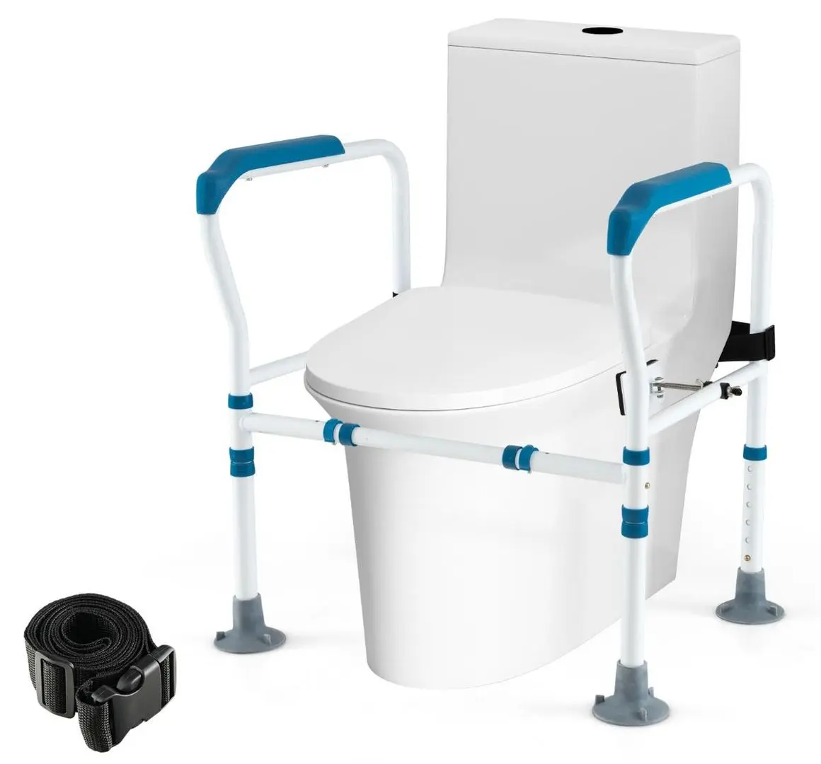 Опора для унитаза Costway JH10015BL (White/Blue)