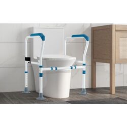 Опора для унитаза Costway JH10015BL (White/Blue) Thumb