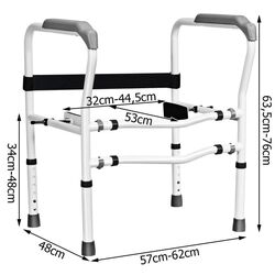 Suport pentru toaleta Costway SP0579 (White) Thumb