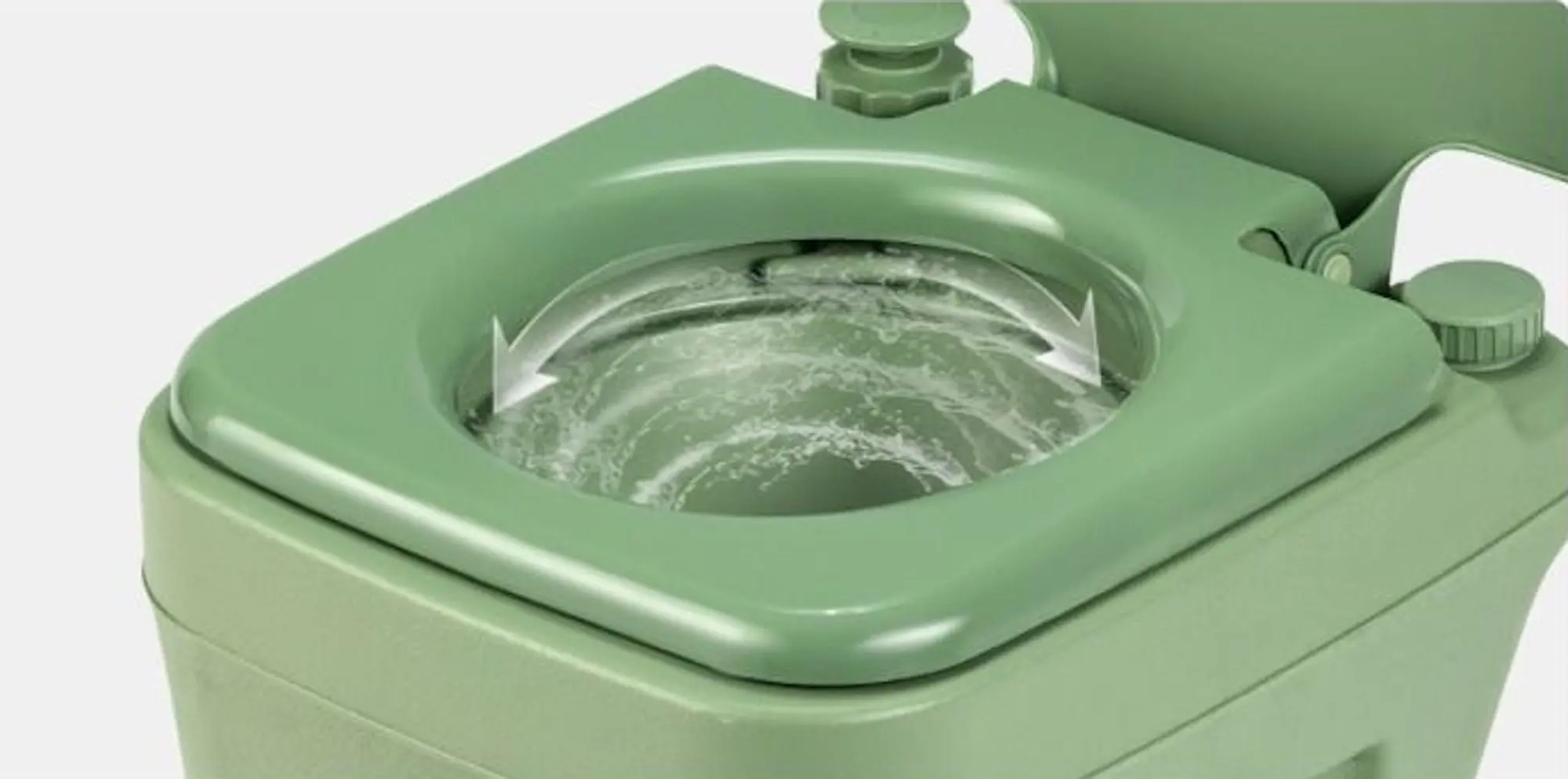 Портативный биотуалет Costway BA7620GN (Green) - 5