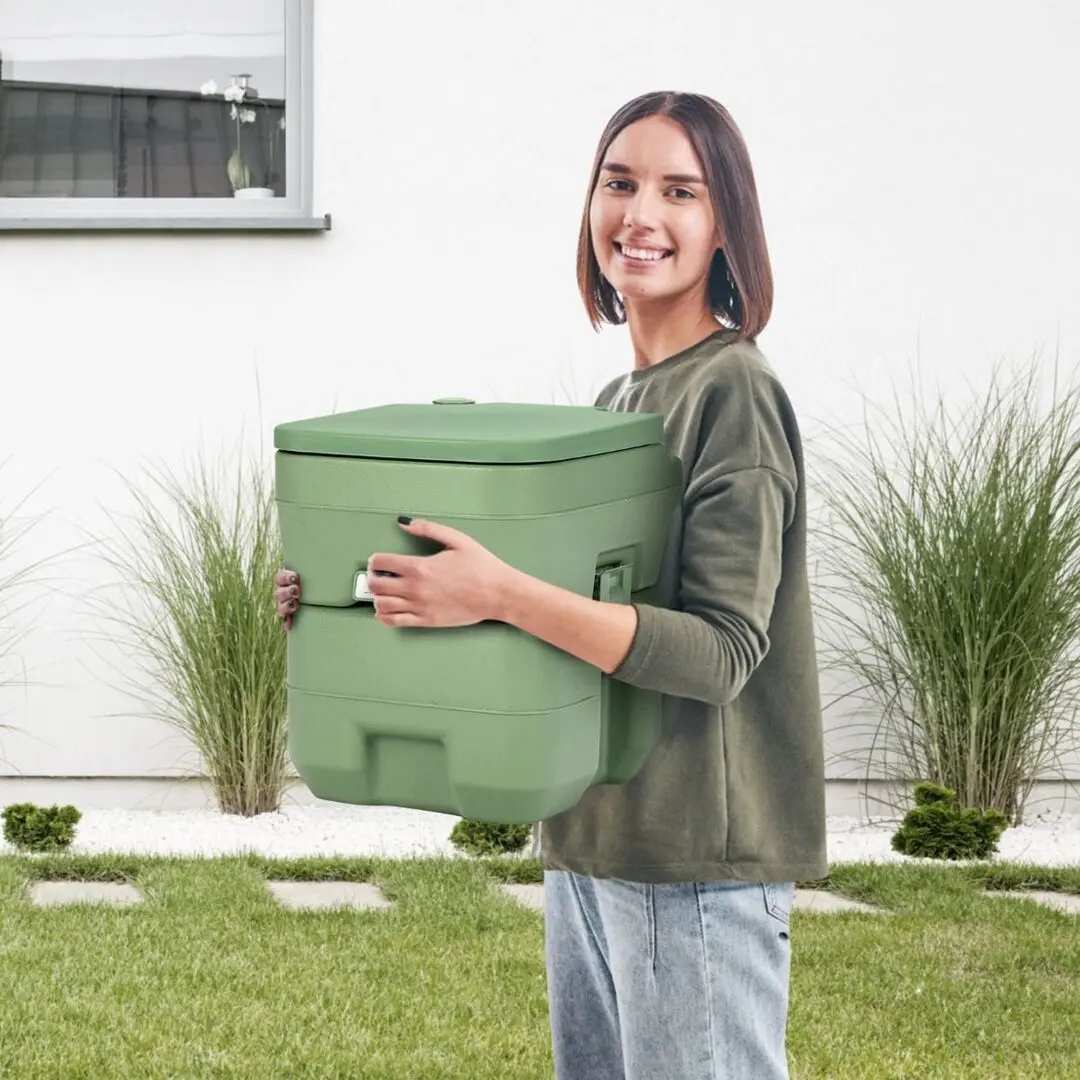 Портативный биотуалет Costway BA7620GN (Green) - 4