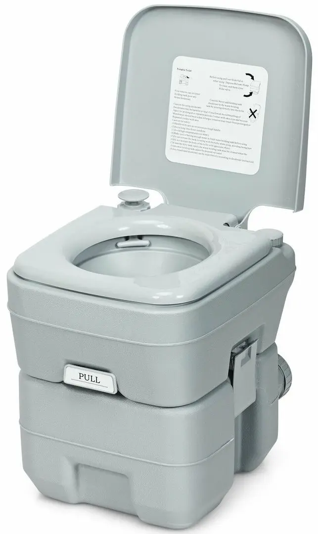 Toaleta bio portabila Costway BA7620GR (Grey) - 2