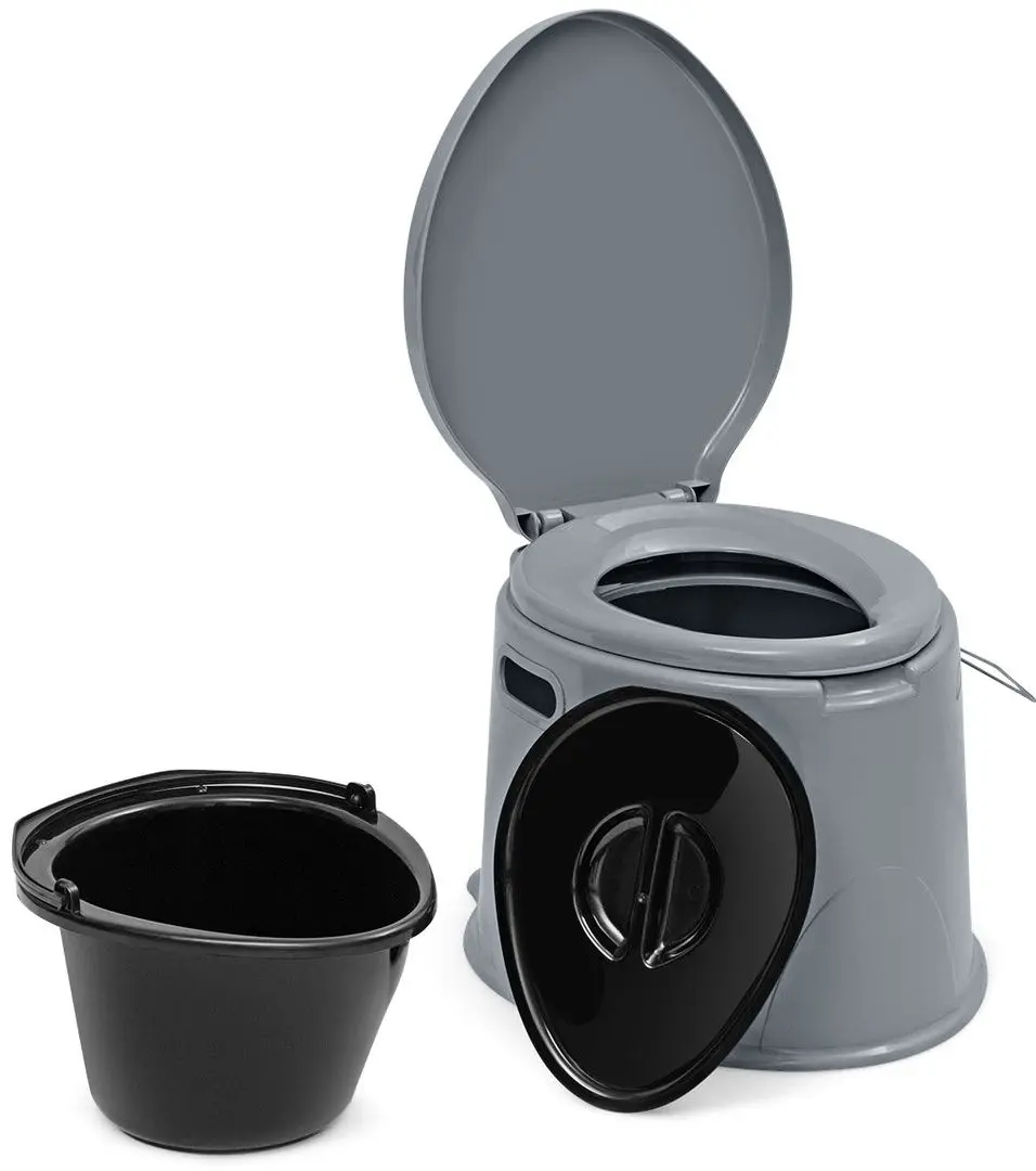 Toaleta bio portabila Costway HW63911GR (Grey)