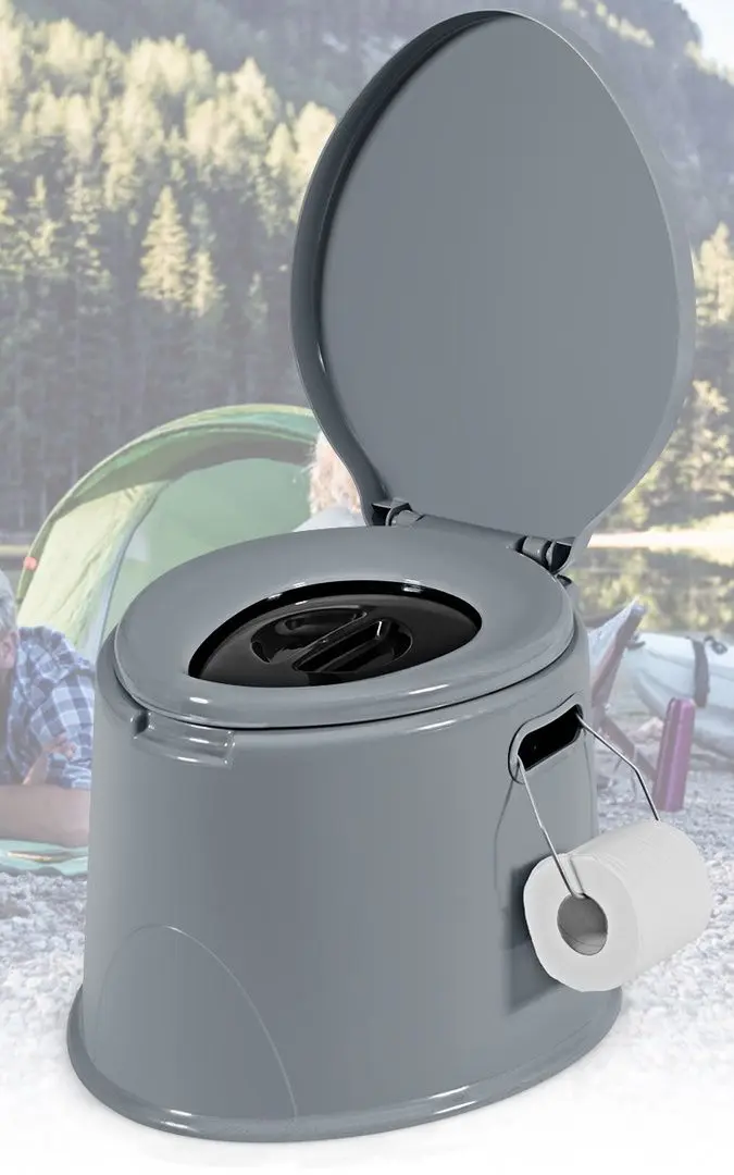 Toaleta bio portabila Costway HW63911GR (Grey)