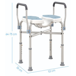 Scaun de dus Homcom 712-065V00LB (Light Bue) Thumb