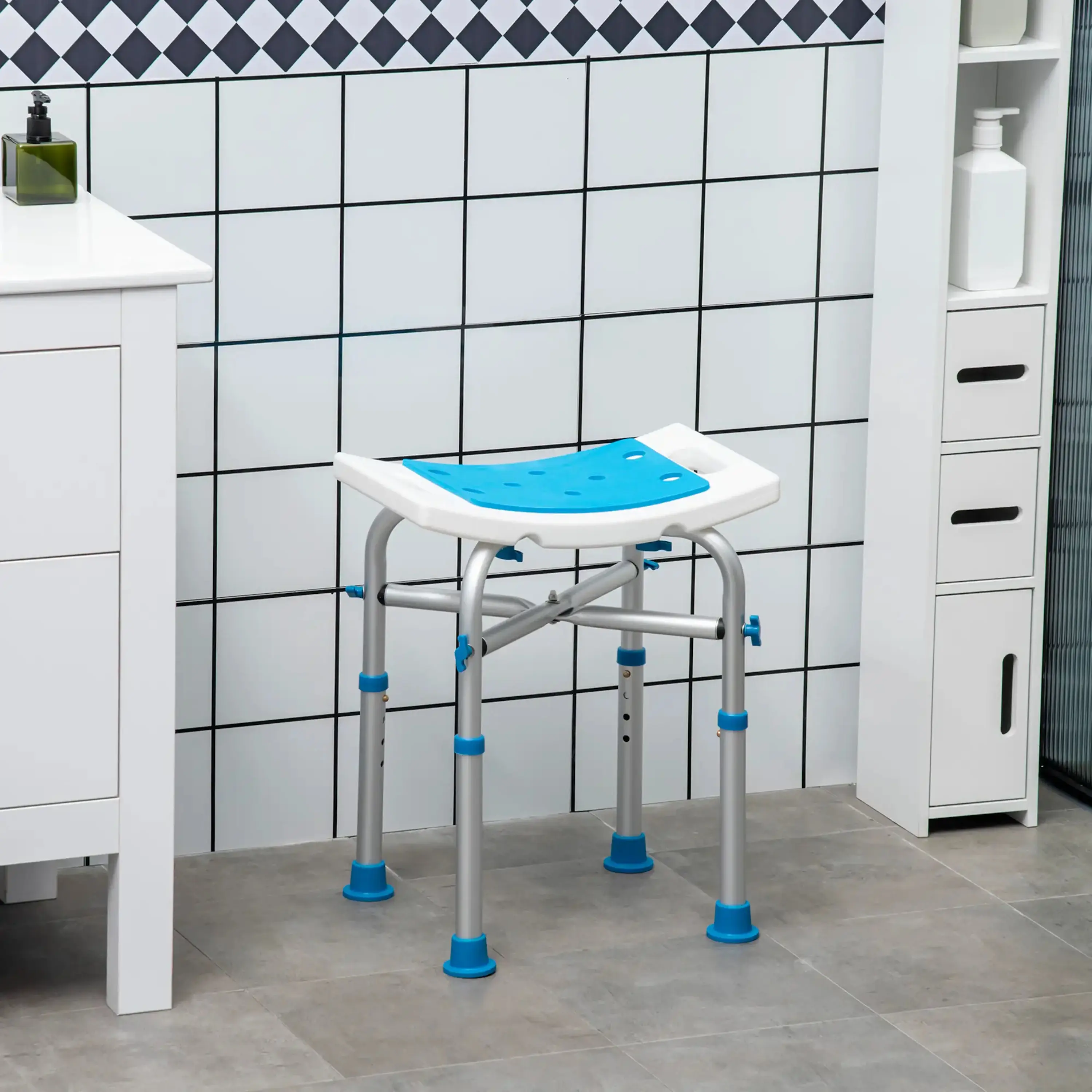 Scaun de dus Homcom 713-115BU (Blue) - 5