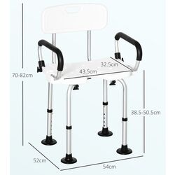 Scaun de dus Homcom 713-117V00WT (White) Thumb