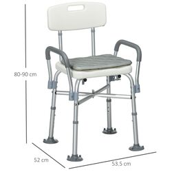 Scaun de dus Homcom 713-144V00GY (White) Thumb