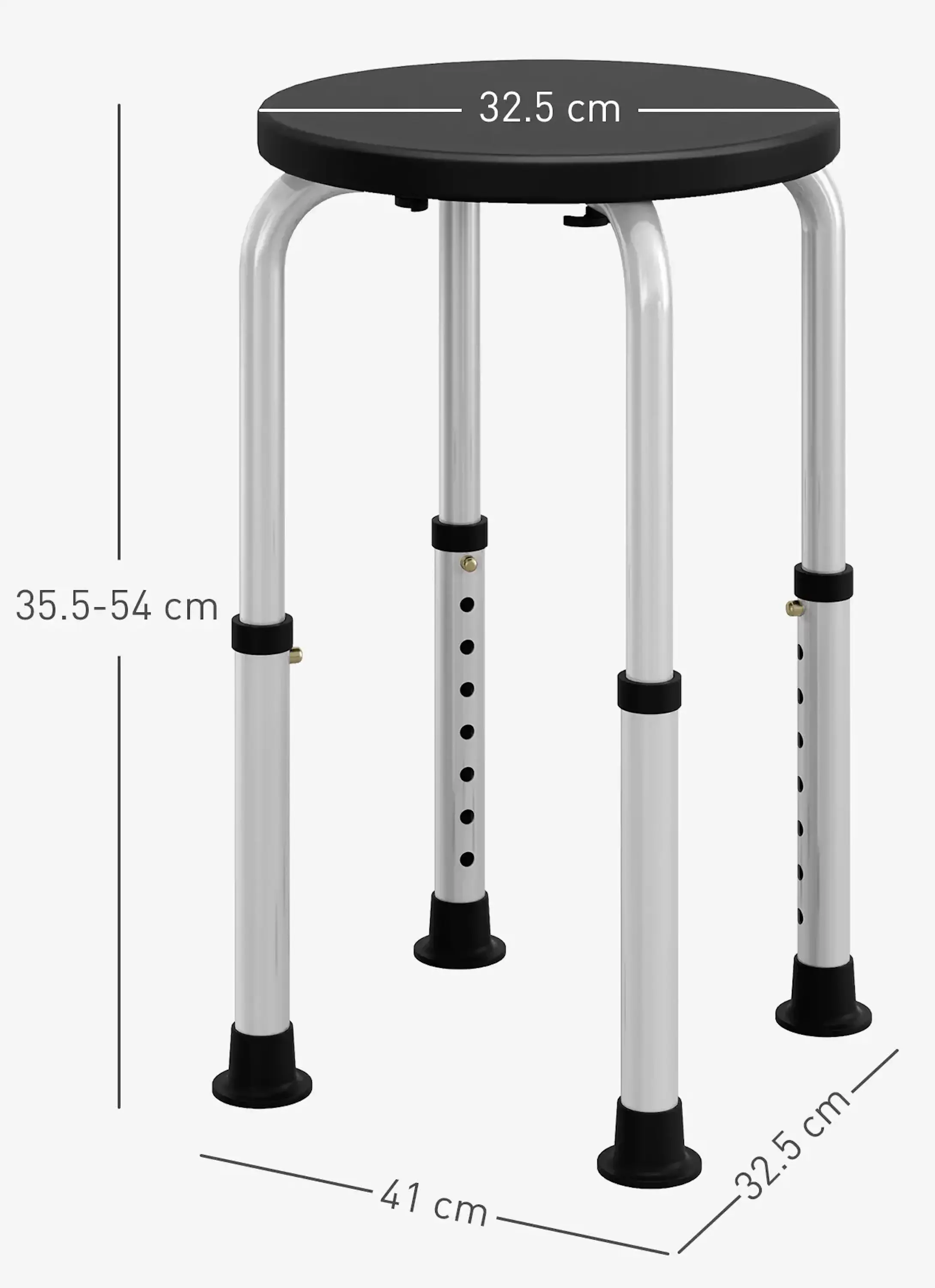 Scaun de dus Homcom 713-166V00BK (Black) - 5