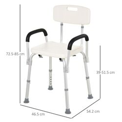 Scaun de dus Homcom 72-0007 (White) Thumb