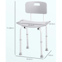 Scaun de dus Homcom 72-0009 (Grey/Silver) Thumb