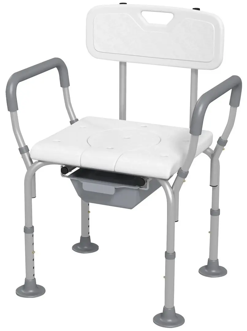 Scaun cu toaleta 3in1 Homcom 713-136V00WT (White)