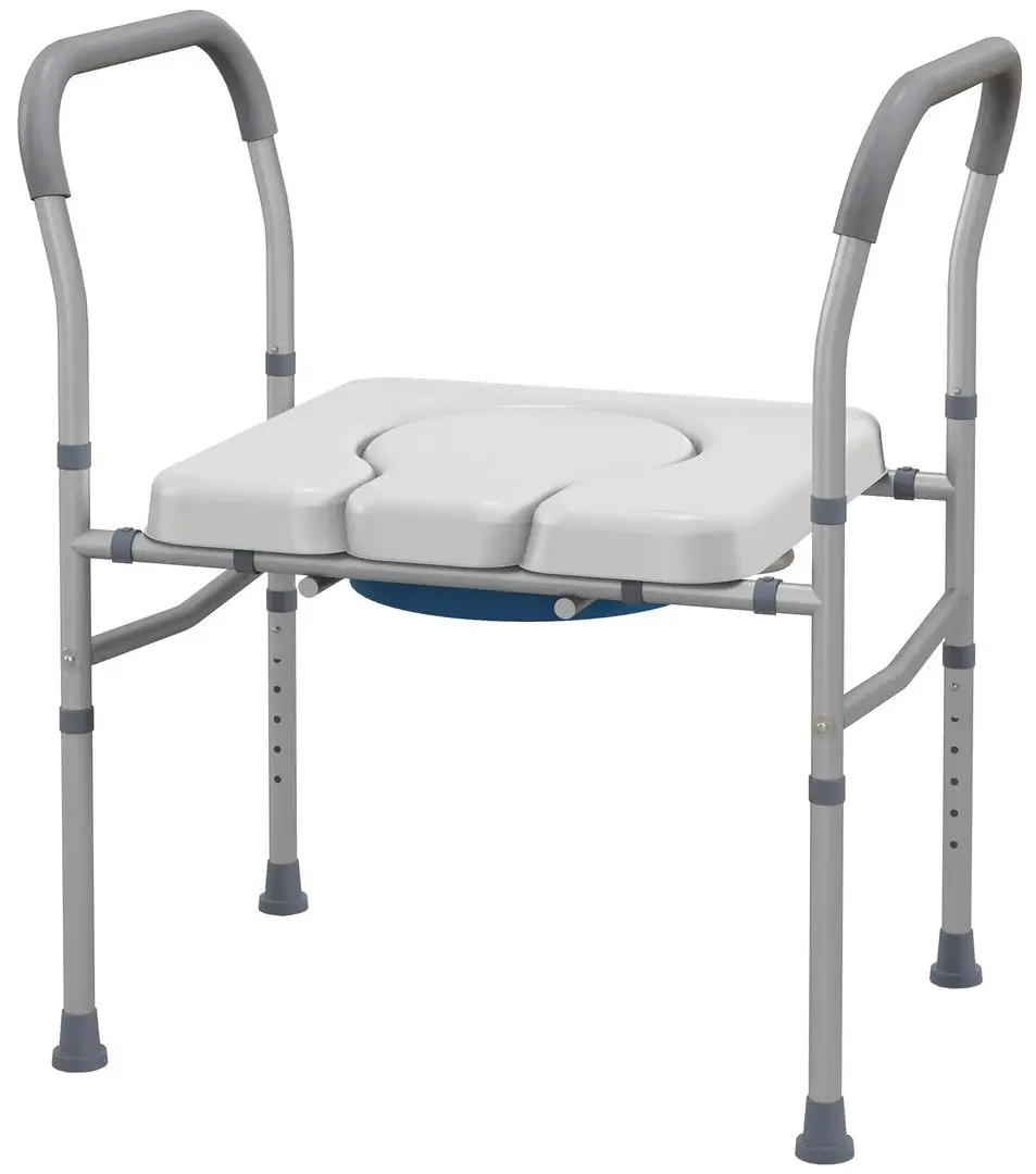 Стул-туалет Homcom 713-147V00GY (Grey)