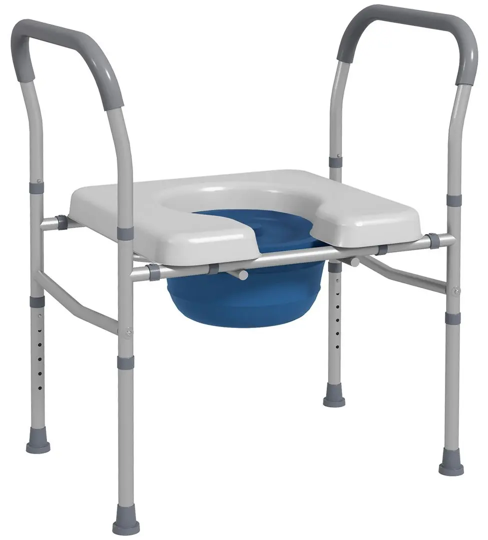 Стул-туалет Homcom 713-147V00GY (Grey)