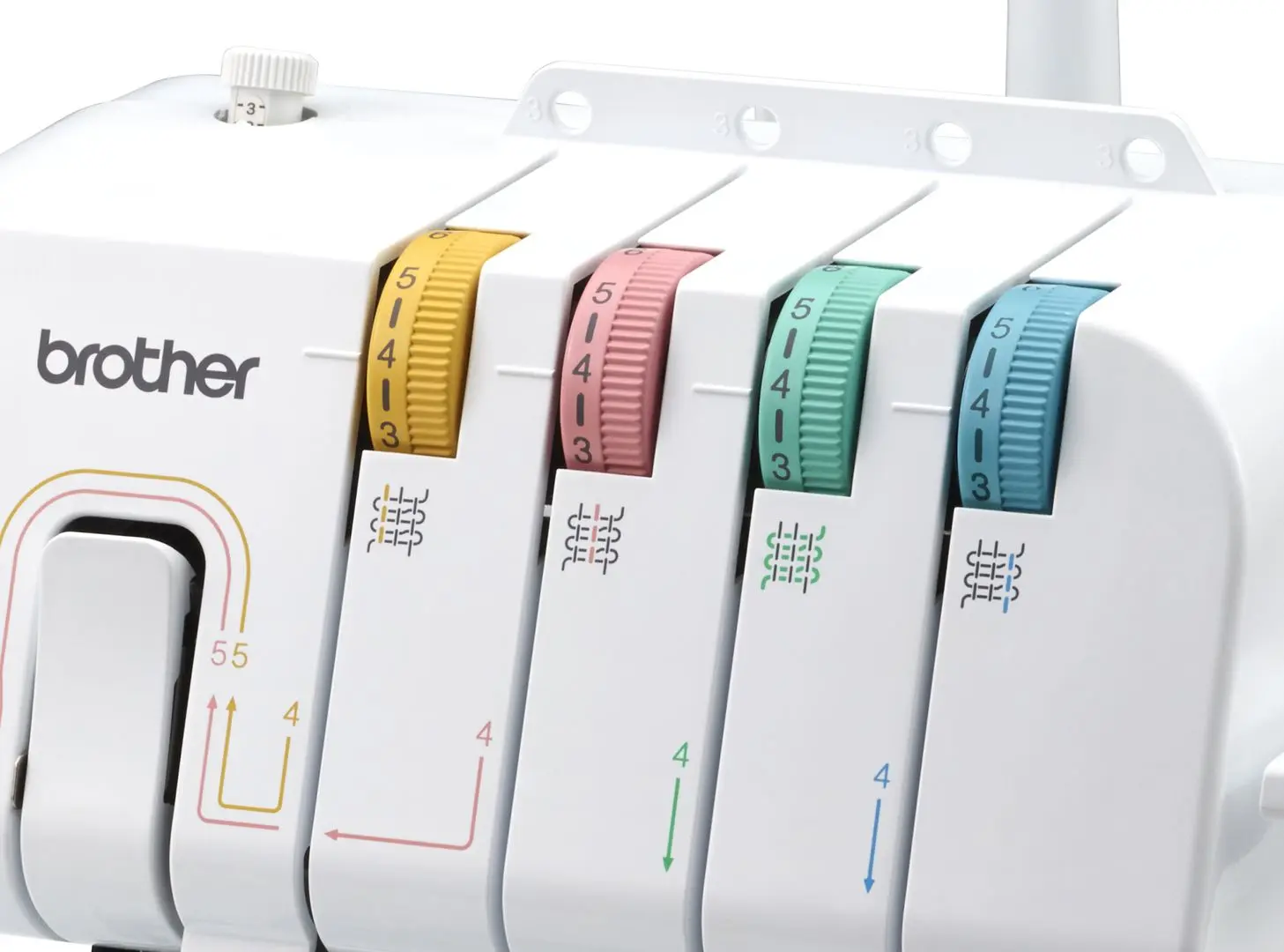 Masina de surfilat Brother 1034DX (White)