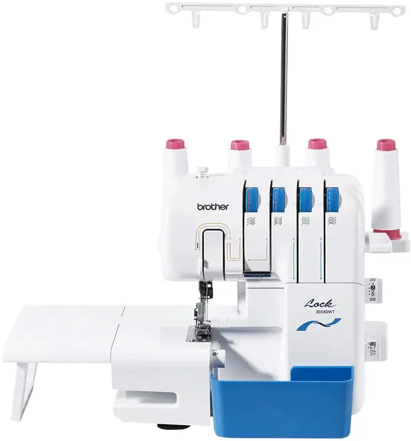 Masina de surfilat Brother 3034DWT (White/Blue)