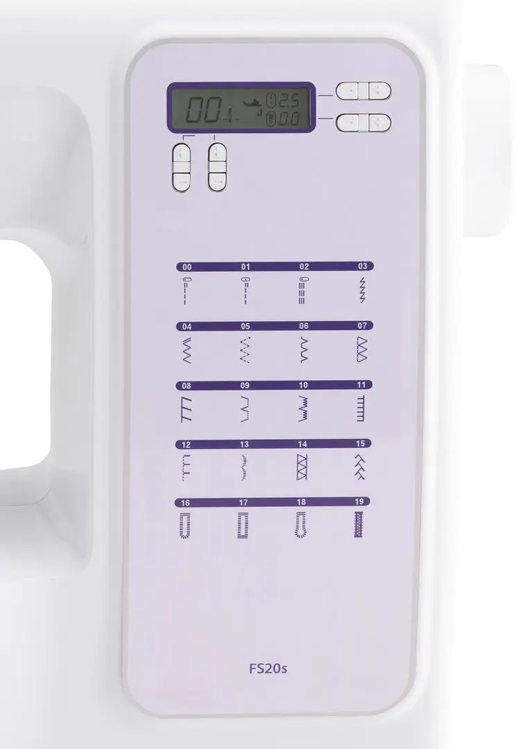 Mașină de cusut Brother FS20S (White/Purple)
