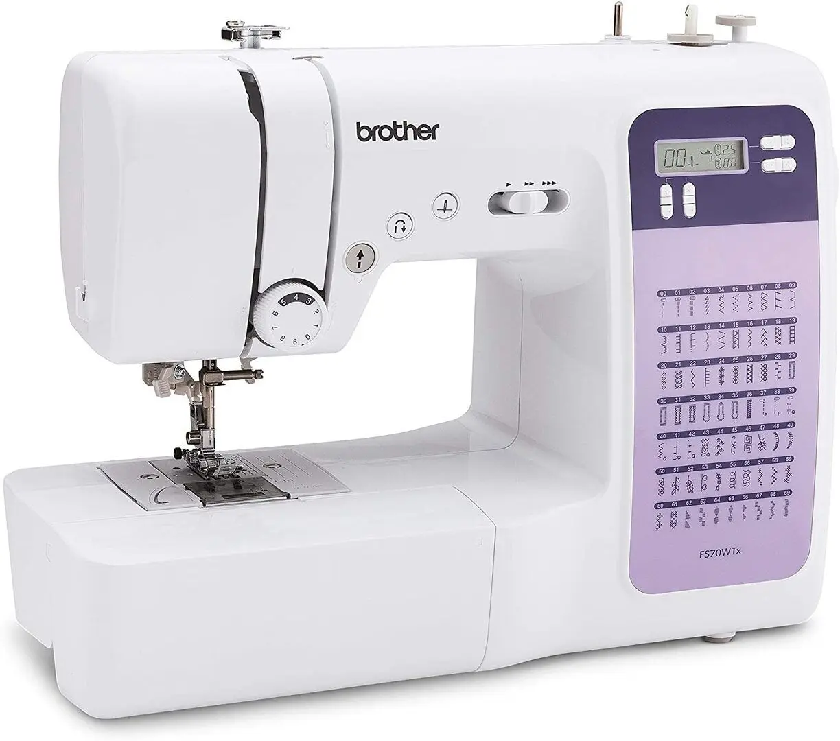 Masina de cusut Brother FS70WTx (White/Purple)