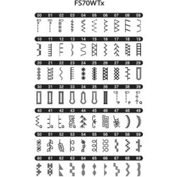 Masina de cusut Brother FS70WTx (White/Purple) Thumb