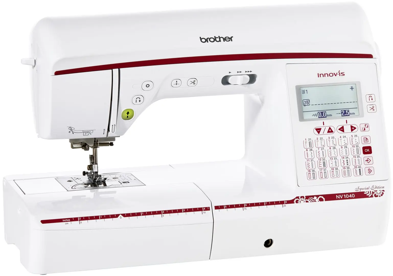 Mașină de cusut  Brother Innov-is 1040SE (White/Red)