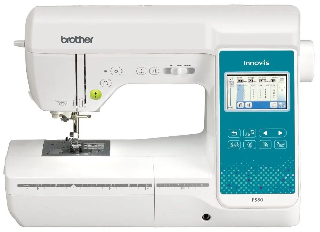Masina de cusut Brother Innov-is F580 (White/Blue)