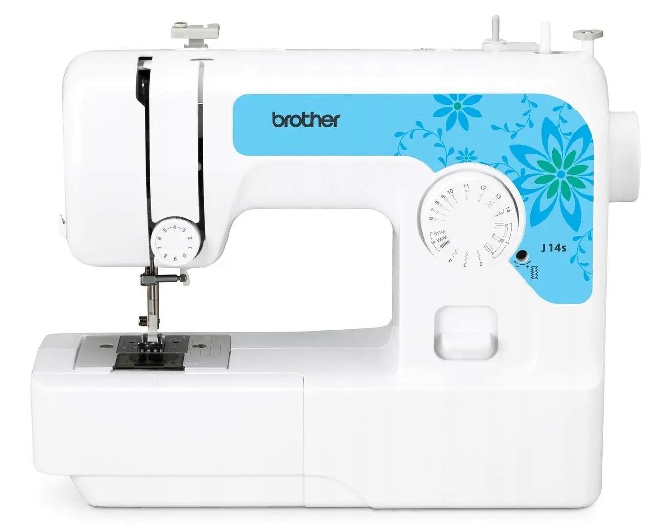 Masina de cusut Brother J14S (White/Blue)