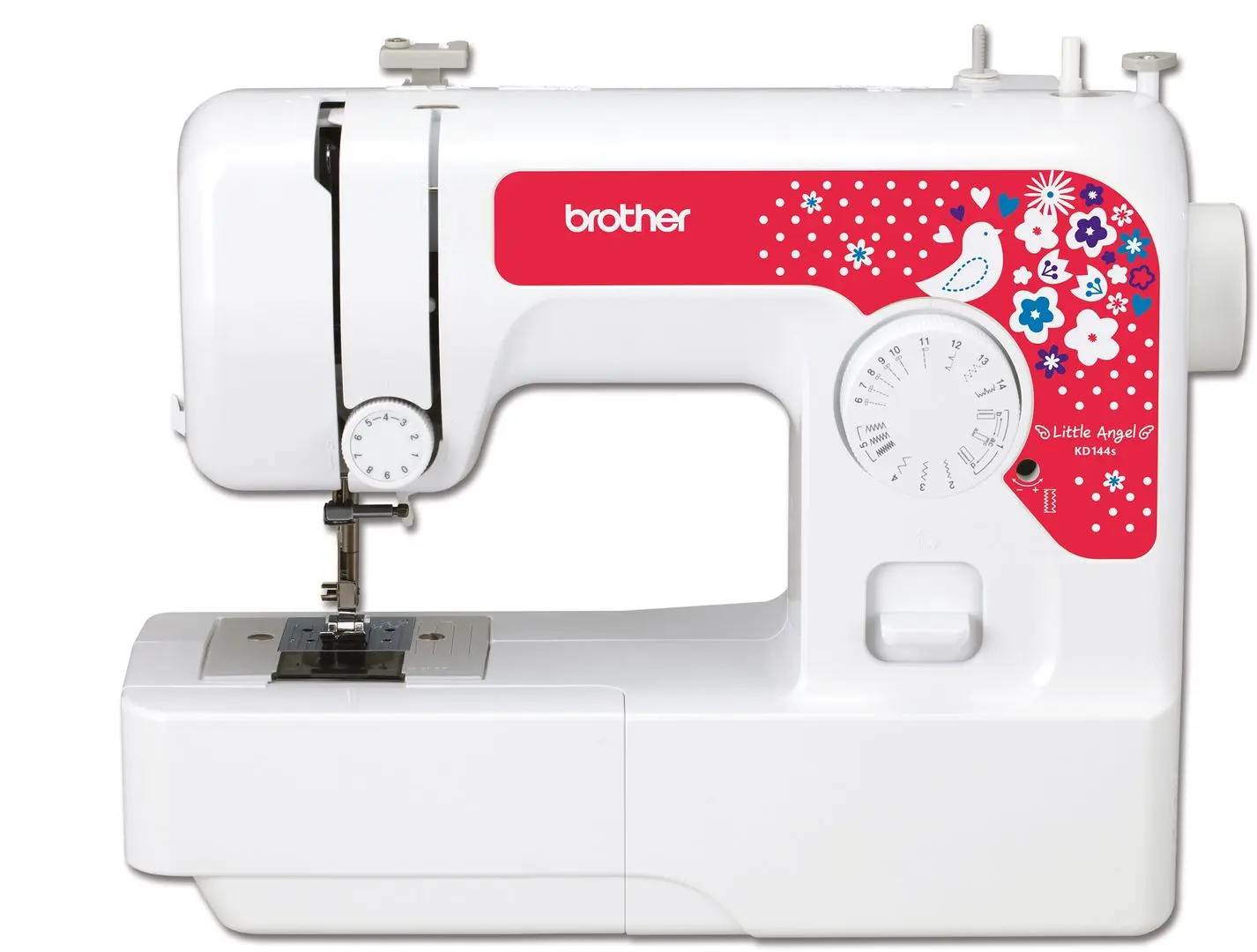 Masina de cusut Brother KD144S (White/Red)