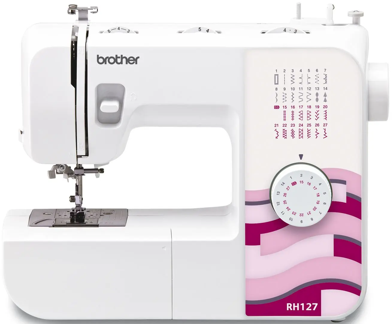 Masina de cusut Brother RH127 (White/Purple)