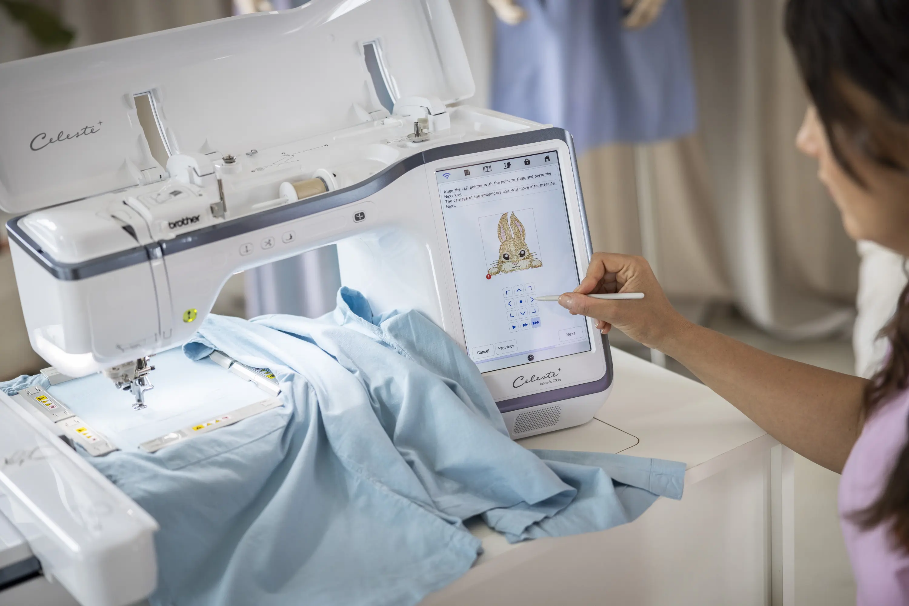 Вышивальная машина Brother Celeste CX1E (White) - 4