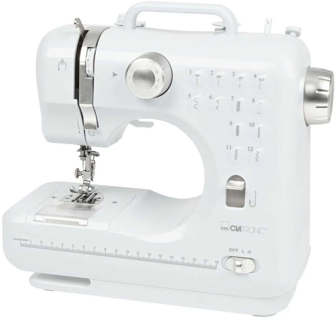 Швейная машина Clatronic NM 3795 (White/Silver)