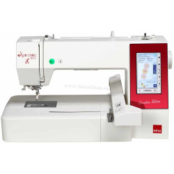 Masina de brodat Elna eXpressive 830L Creative Edition (White/Red)