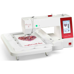 Masina de brodat Elna eXpressive 830L Creative Edition (White/Red) Thumb