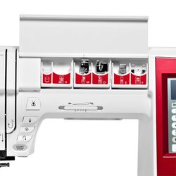 Masina de cusut Elna eXcellence 680+ (White/Red) Thumb