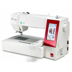 Masina de brodat Elna eXpressive 830 (White/Red) Thumb