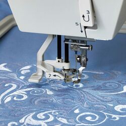 Masina de brodat Elna eXpressive 830L Creative Edition (White/Red) Thumb