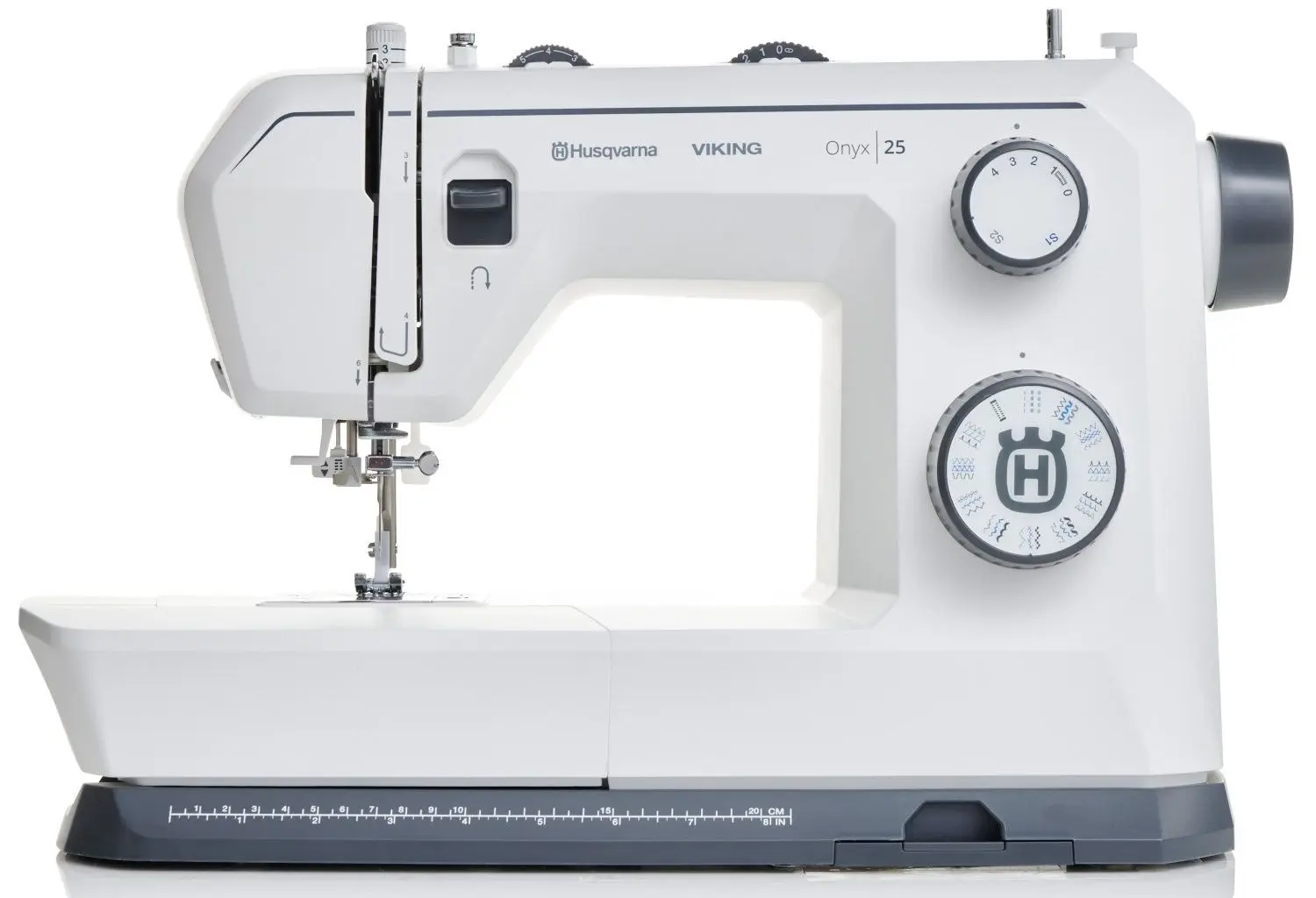 Masina de cusut Husqvarna Viking Onyx25 (White/Grey)