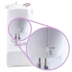 Masina de cusut Lucznik Lena 2019 (White/Pink) Thumb