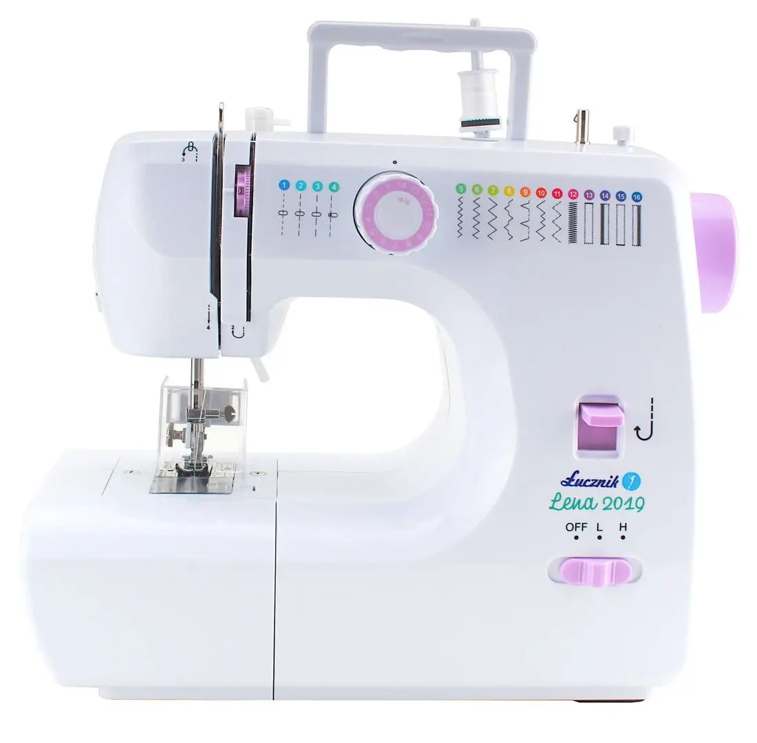Masina de cusut Lucznik Lena 2019 (White/Pink)