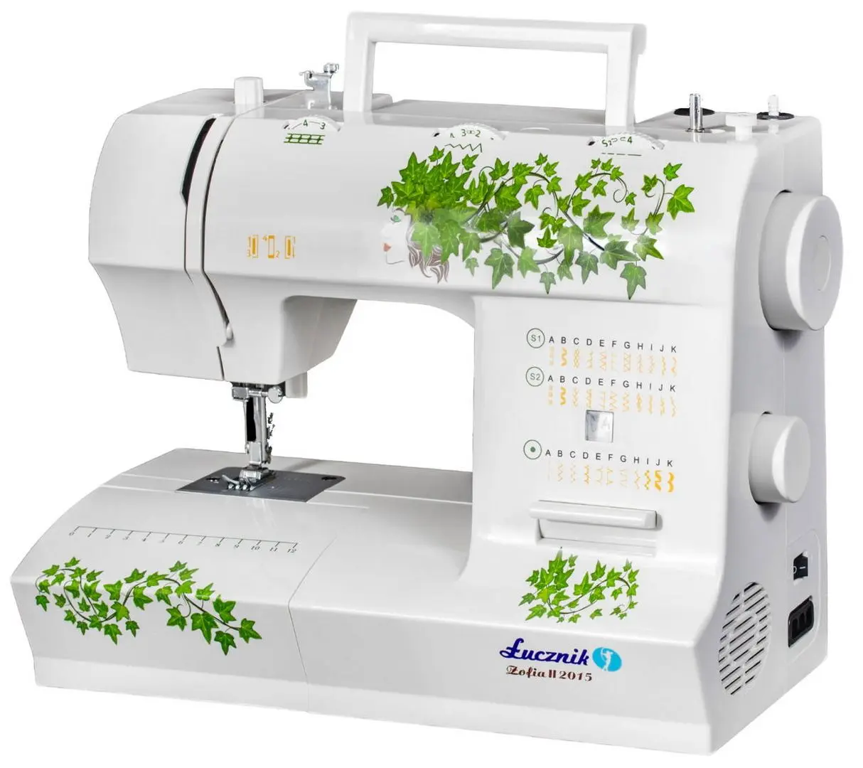 Швейная машина Lucznik Zofia II 2015 (White/Green)
