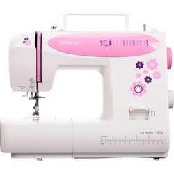 Masina de cusut Minerva La Vento 710LV (White/Pink)