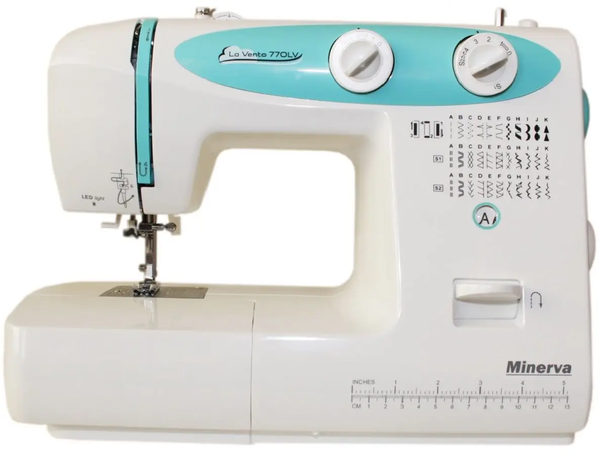 Masina de cusut Minerva La Vento 770LV (White/Blue)